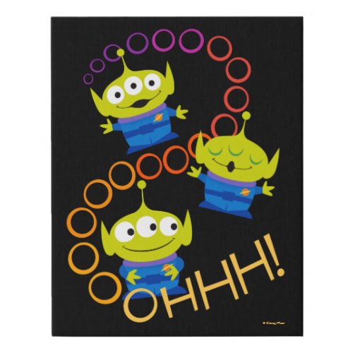 Toy Story 4  Aliens Ooooh Faux Canvas Print