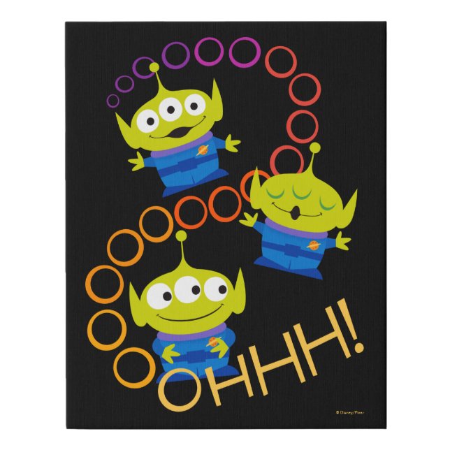 Toy Story 4 | Aliens "Ooooh" Faux Canvas Print (Front)