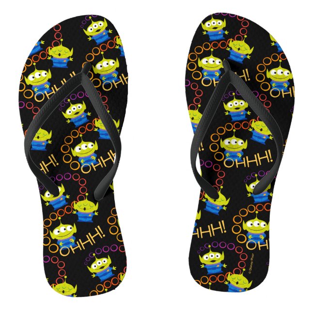 Toy Story 4 | Aliens "Ooooh" Flip Flops (Footbed)