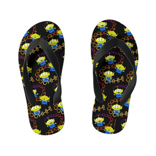 Toy Story 4  Aliens Ooooh Kids Flip Flops