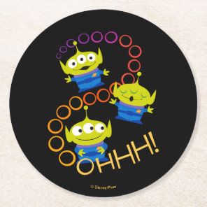 Toy Story 4 | Aliens "Ooooh" Round Paper Coaster