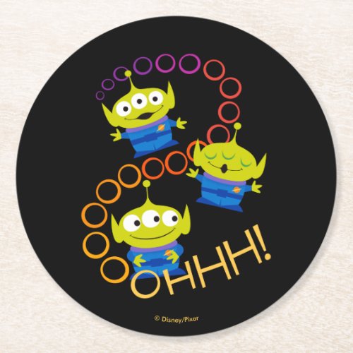 Toy Story 4  Aliens Ooooh Round Paper Coaster