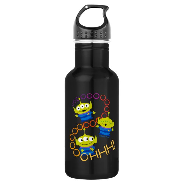 Toy Story 4 | Aliens "Ooooh" Stainless Steel Water Bottle (Front)
