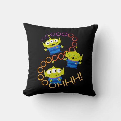 Toy Story 4  Aliens Ooooh Throw Pillow