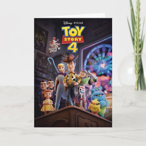 Toy Story 4  Antiques Shop Theatrical Poster Card