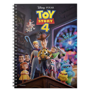 Toy Story 4   Antiques Shop Theatrical Poster Notebook