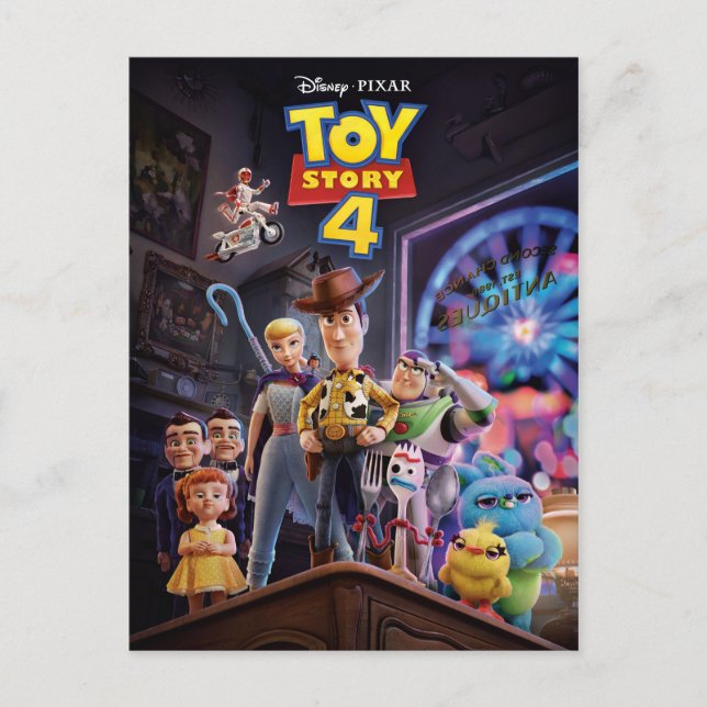 Toy Story 4 | Antiques Shop Theatrical Poster Postcard (Front)