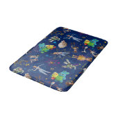Toy Story 4 | Blue Toys Toss Pattern Bath Mat | Zazzle