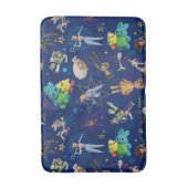 Toy Story 4 | Blue Toys Toss Pattern Bath Mat | Zazzle