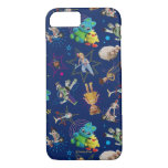 Toy Story 4 | Blue Toys Toss Pattern iPhone 8/7 Case