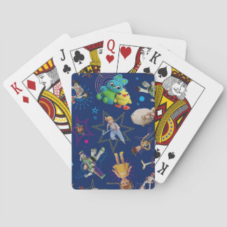 Toy Story 4 | Blue Toys Toss Pattern Playing Cards