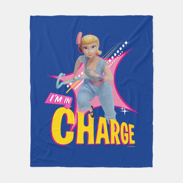 Toy Story 4 | Bo Peep "I'm In Charge" Fleece Blanket (Front)