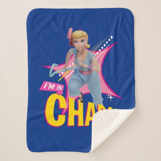 Toy Story 4 | Bo Peep "I'm In Charge" Sherpa Blanket (Front)