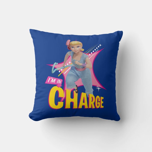 Toy Story 4 | Bo Peep "I'm In Charge" Throw Pillow (Front)