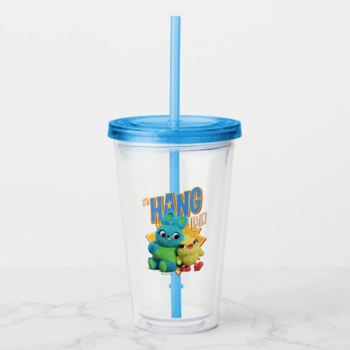 Toy Story 4  Bunny  Ducky Its Hang Time Acrylic Tumbler