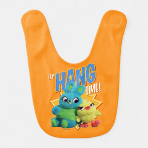 Toy Story 4 Bunny & Ducky "It's Hang Time" Baby Bib