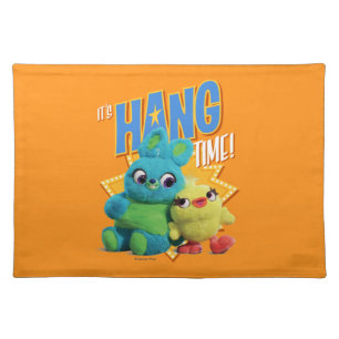 Toy Story 4 Bunny & Ducky "It's Hang Time" Cloth Placemat