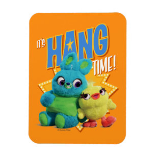 Toy Story 4 Bunny & Ducky "It's Hang Time" Magnet