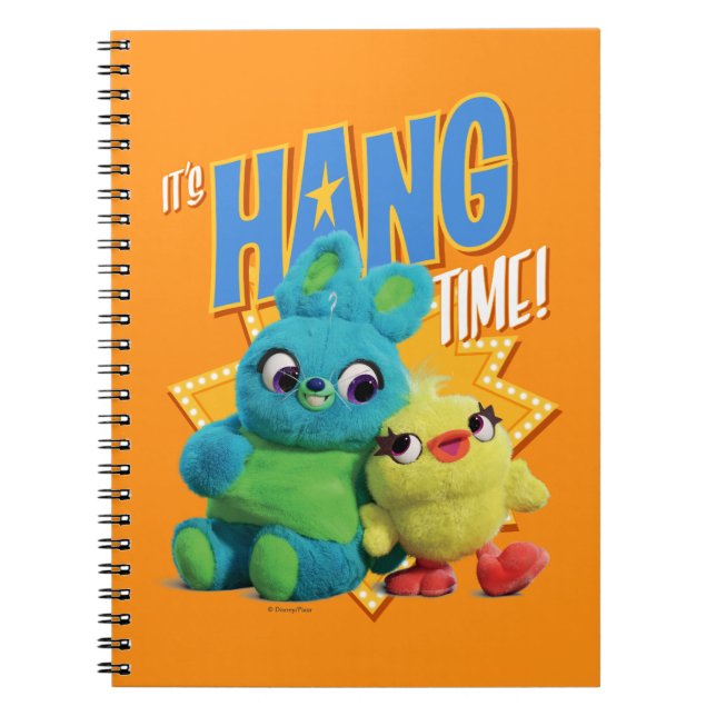 Toy Story 4 | Bunny & Ducky "It's Hang Time" Notebook (Front)