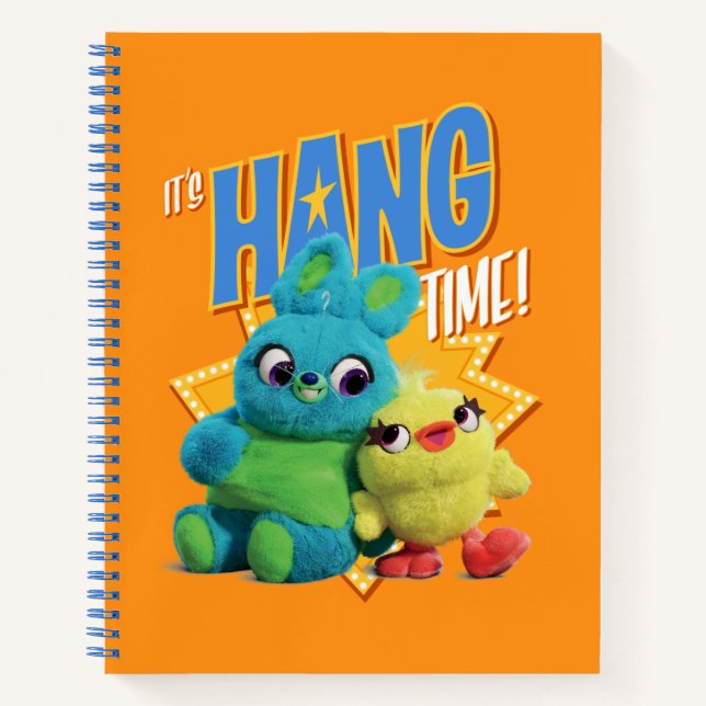 Toy Story 4 | Bunny & Ducky "It's Hang Time" Notebook (Front)