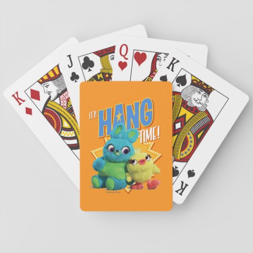 Toy Story 4  Bunny  Ducky Its Hang Time Poker Cards