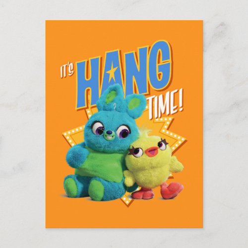 Toy Story 4  Bunny  Ducky Its Hang Time Postcard