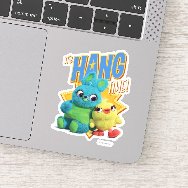 Toy Story 4 | Bunny & Ducky "It's Hang Time" Sticker (Detail)