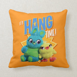 Toy Story 4 Bunny & Ducky "It's Hang Time" Throw Pillow