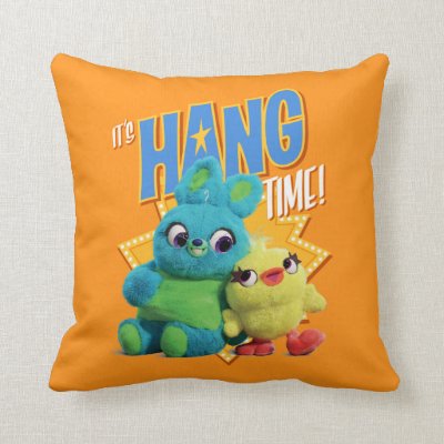 Toy Story 4 | Bunny &amp; Ducky "It's Hang Time" Throw Pillow