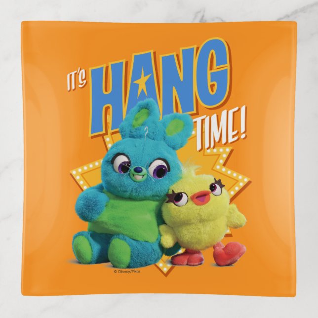 Toy Story 4 | Bunny & Ducky "It's Hang Time" Trinket Tray (Front)