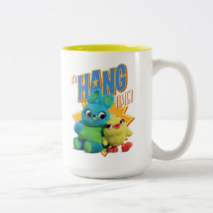 Toy Story 4 Bunny & Ducky "It's Hang Time" Two-Tone Coffee Mug