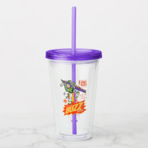 Toy Story 4 | Buzz Lightyear Action Figure Ad Acrylic Tumbler