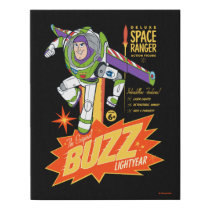 Toy Story 4 | Buzz Lightyear Action Figure Ad Faux Canvas Print