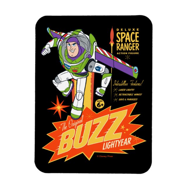 Toy Story 4 | Buzz Lightyear Action Figure Ad Magnet (Vertical)