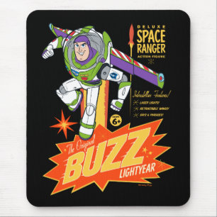 Toy Story 4 Buzz Lightyear Action Figure Ad Mouse Pad