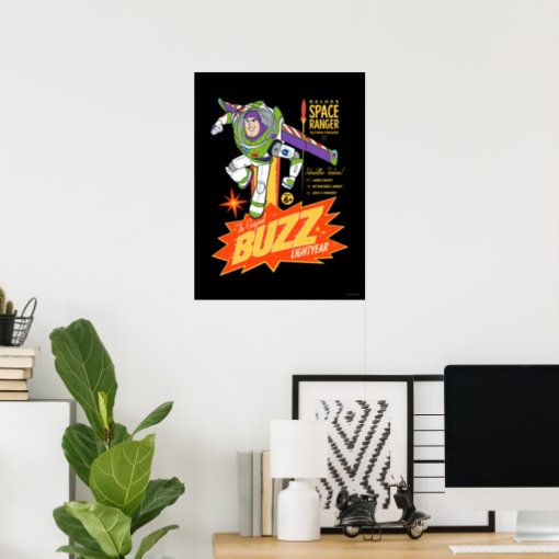 Toy Story 4 | Buzz Lightyear Action Figure Ad Poster | Zazzle