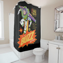 Toy Story 4 | Buzz Lightyear Action Figure Ad Shower Curtain