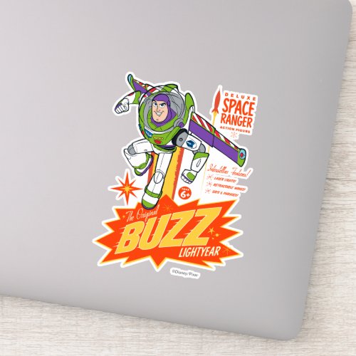 Toy Story 4  Buzz Lightyear Action Figure Ad Sticker
