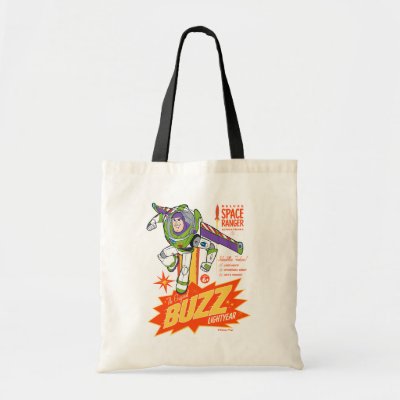 Toy Story 4 | Buzz Lightyear Action Figure Ad Tote Bag