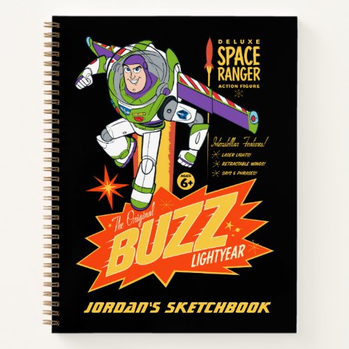 Toy Story 4  Buzz Lightyear Action Figure Sketch Notebook