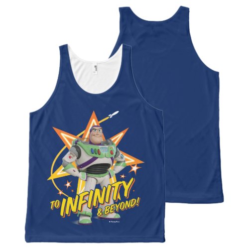 Toy Story 4  Buzz To Infinity  Beyond Stars All_Over_Print Tank Top
