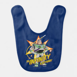 Toy Story 4   Buzz "To Infinity & Beyond" Stars Baby Bib