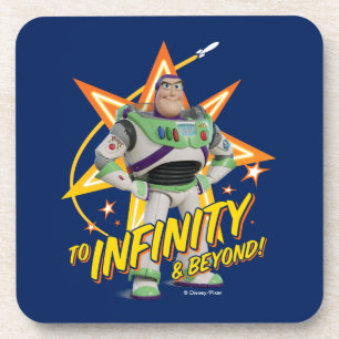 Toy Story 4   Buzz "To Infinity & Beyond" Stars Beverage Coaster