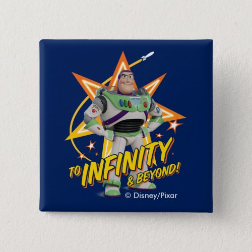 Toy Story 4  Buzz To Infinity  Beyond Stars Button