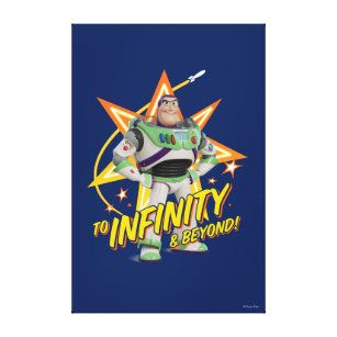 Toy Story 4   Buzz "To Infinity & Beyond" Stars Canvas Print