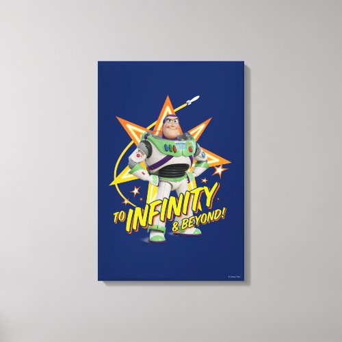 Toy Story 4  Buzz To Infinity  Beyond Stars Canvas Print