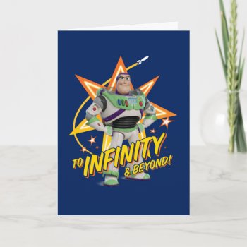 Toy Story 4 | Buzz "to Infinity & Beyond" Stars Card by ToyStory at Zazzle