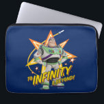 Toy Story 4 | Buzz "To Infinity & Beyond" Stars Laptop Sleeve<br><div class="desc">This Disney/Pixar's "Toy Story 4" Buzz Lighyear graphic features stars, a rocket ship flying off into space, and the phrase "To Infinity And Beyond!".</div>