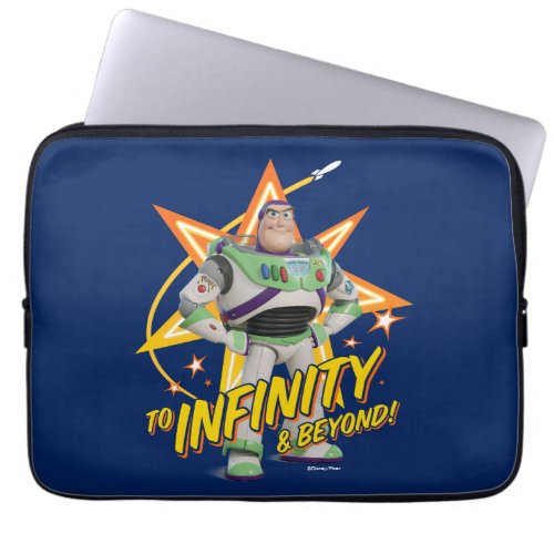 Toy Story 4  Buzz To Infinity  Beyond Stars Laptop Sleeve