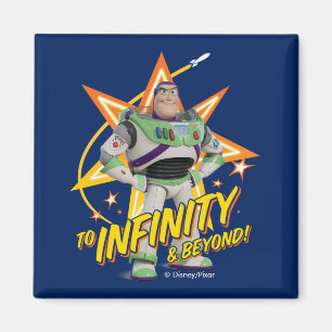 Toy Story 4 Buzz "To Infinity & Beyond" Stars Magnet